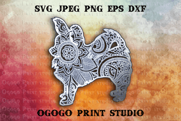 Download Long Haired Chihuahua - 3D Mandala SVG - 3d mandala svg Collection