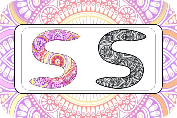 Download Layered Alphabet S Letter 3D Mandala SVG - 3d mandala svg Collection