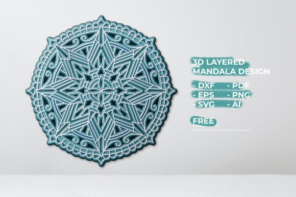 Download 3D Mandala SVG Cut File Vol.13 - 3d mandala svg Collection