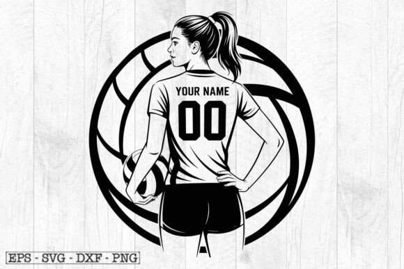 Download Personalised Volleyball Name Svg - Volleyball Collection