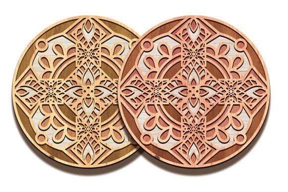 Download Wall Art Laser Cut 3d Mandala Svg - 3d mandala svg Collection