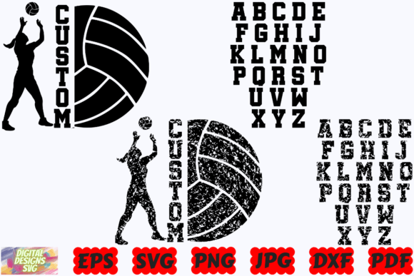 Download Volleyball Custom SVG | Custom SVG | PNG - Volleyball Collection